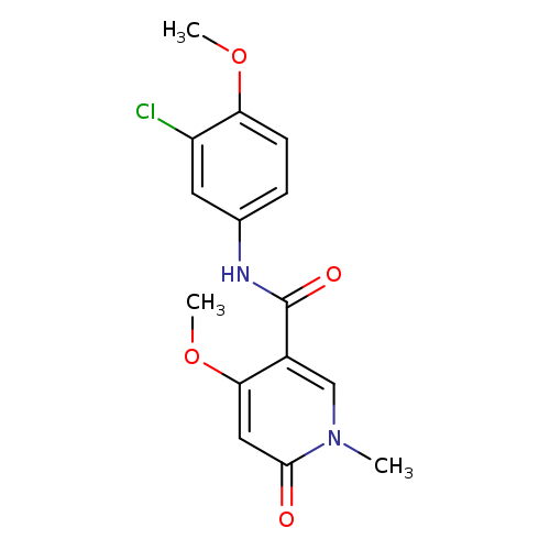 N-(3-chloro-4-methoxyphenyl)-4-methoxy-1-methyl-6-oxo-1,6-dihydropyridine-3-carboxamide