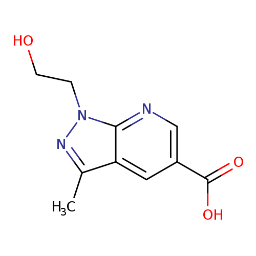 1-(2-Hydroxyethyl)-3-methyl-1h-pyrazolo[3,4-b]pyridine-5-carboxylic acid