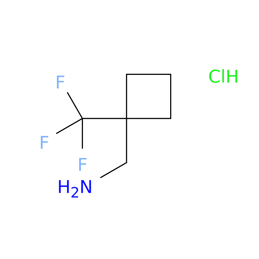 (1-(trifluoromethyl)cyclobutyl)methanamine hydrochloride