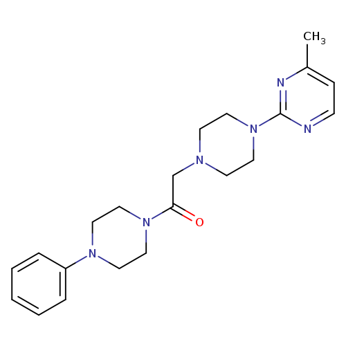 2-[4-(4-methylpyrimidin-2-yl)piperazin-1-yl]-1-(4-phenylpiperazin-1-yl)ethan-1-one