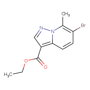 ethyl6-bromo-7-methyl-pyrazolo[1,5-a]pyridine-3-carboxylate