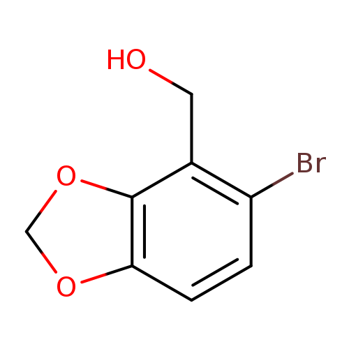 1,3-Benzodioxole-4-methanol, 5-bromo-