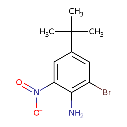 Benzenamine, 2-bromo-4-(1,1-dimethylethyl)-6-nitro-