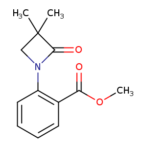 Methyl 2-(3,3-dimethyl-2-oxo-1-azetanyl)benzenecarboxylate