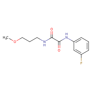 N'-(3-fluorophenyl)-N-(3-methoxypropyl)ethanediamide