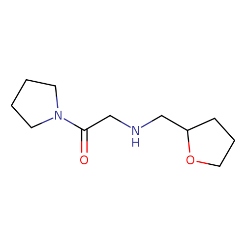 2-[(Oxolan-2-ylmethyl)amino]-1-(pyrrolidin-1-yl)ethan-1-one