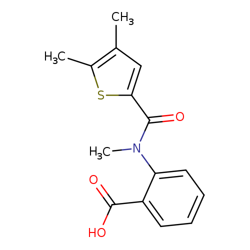 2-(N-methyl4,5-dimethylthiophene-2-amido)benzoic acid