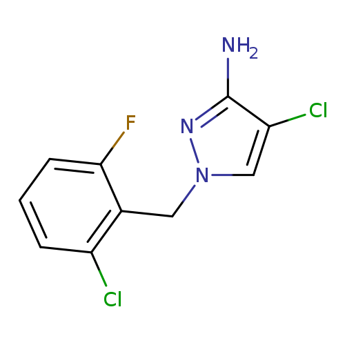 4-Chloro-1-(2-chloro-6-fluorobenzyl)-1h-pyrazol-3-amine