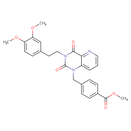 methyl 4-({3-[2-(3,4-dimethoxyphenyl)ethyl]-2,4-dioxo-1H,2H,3H,4H-pyrido[3,2-d]pyrimidin-1-yl}methyl)benzoate
