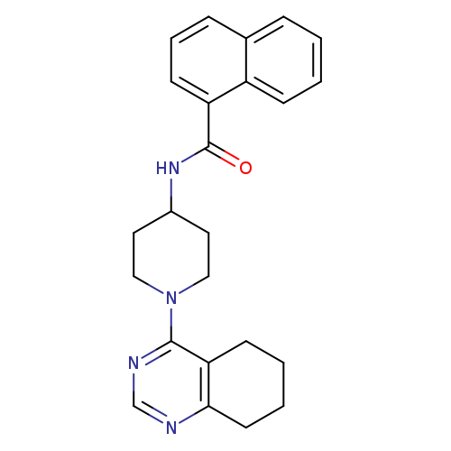 N-[1-(5,6,7,8-tetrahydroquinazolin-4-yl)piperidin-4-yl]naphthalene-1-carboxamide