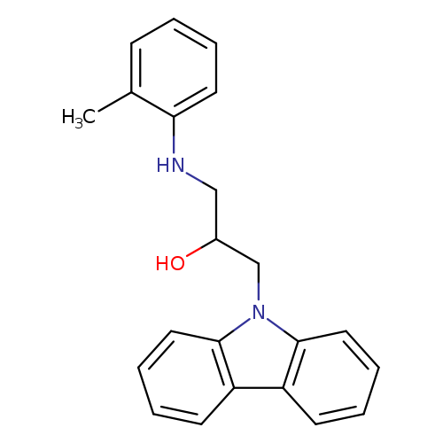 1-Carbazol-9-yl-3-o-tolylamino-propan-2-ol