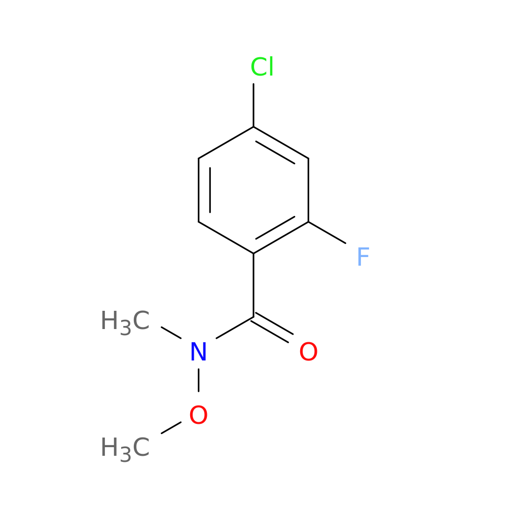 4-Chloro-2-fluoro-N-methoxy-N-methylbenzamide