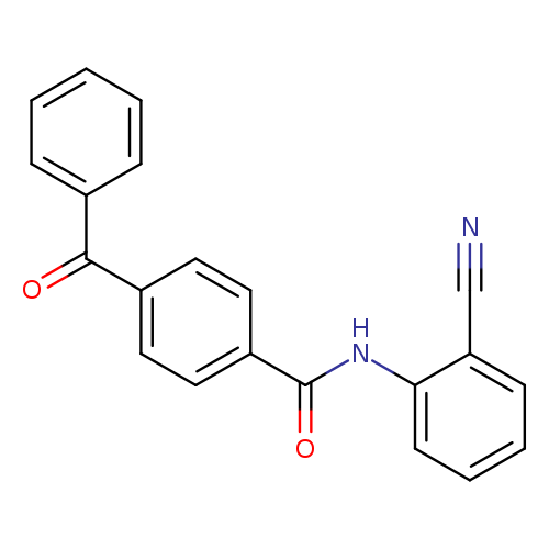 4-benzoyl-N-(2-cyanophenyl)benzamide
