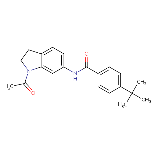 N-(1-acetyl-2,3-dihydro-1H-indol-6-yl)-4-tert-butylbenzamide