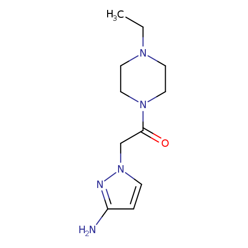 2-(3-amino-1H-pyrazol-1-yl)-1-(4-ethylpiperazin-1-yl)ethan-1-one