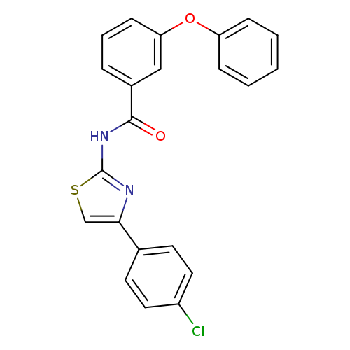 N-[4-(4-chlorophenyl)-1,3-thiazol-2-yl]-3-phenoxybenzamide