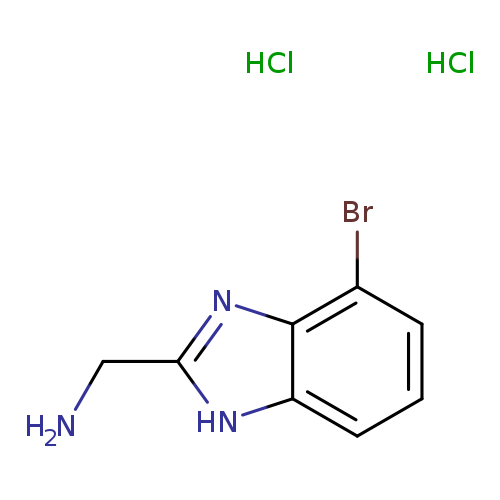 1-(4-bromo-1H-1,3-benzodiazol-2-yl)methanaminedihydrochloride