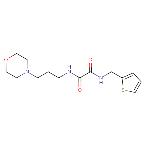 N'-[3-(morpholin-4-yl)propyl]-N-[(thiophen-2-yl)methyl]ethanediamide