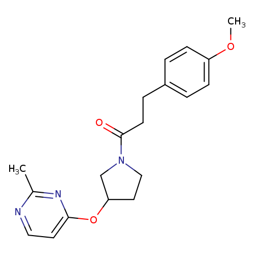 3-(4-methoxyphenyl)-1-{3-[(2-methylpyrimidin-4-yl)oxy]pyrrolidin-1-yl}propan-1-one