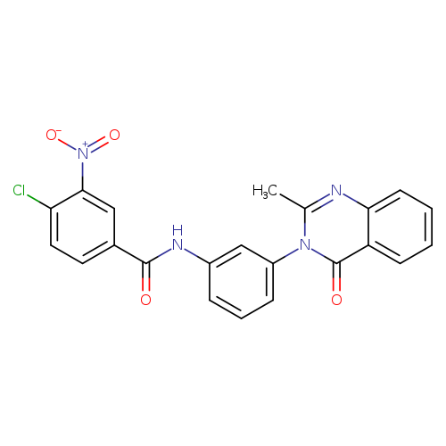 4-chloro-N-[3-(2-methyl-4-oxo-3,4-dihydroquinazolin-3-yl)phenyl]-3-nitrobenzamide