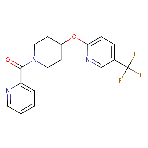 2-{[1-(pyridine-2-carbonyl)piperidin-4-yl]oxy}-5-(trifluoromethyl)pyridine