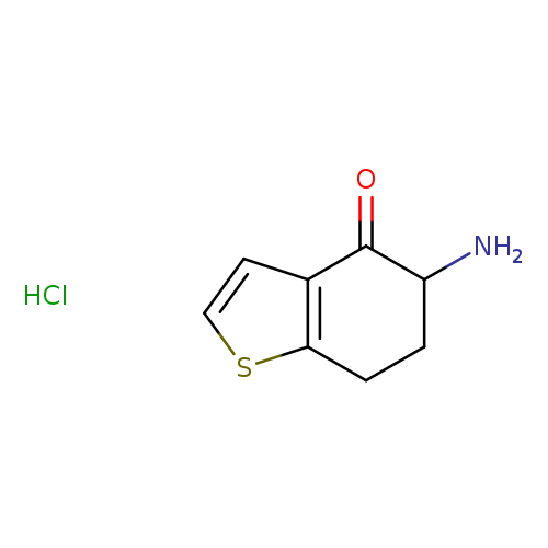 5-amino-4,5,6,7-tetrahydro-1-benzothiophen-4-one hydrochloride