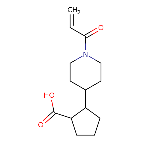 2-[1-(prop-2-enoyl)piperidin-4-yl]cyclopentane-1-carboxylicacid