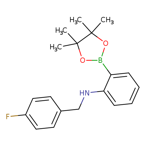 N-[(4-fluorophenyl)methyl]-2-(4,4,5,5-tetramethyl-1,3,2-dioxaborolan-2-yl)aniline