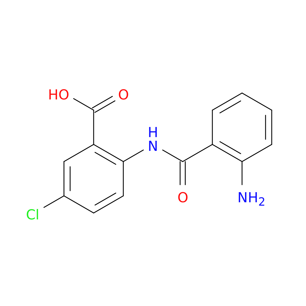 2-(2-aminobenzamido)-5-chlorobenzoic acid