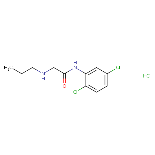 N-(2,5-dichlorophenyl)-2-(propylamino)acetamide hydrochloride