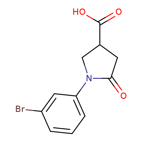 1-(3-Bromophenyl)-5-oxopyrrolidine-3-carboxylic acid