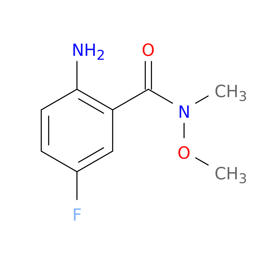 2-Amino-5-fluoro-N-methoxy-N-methylbenzamide