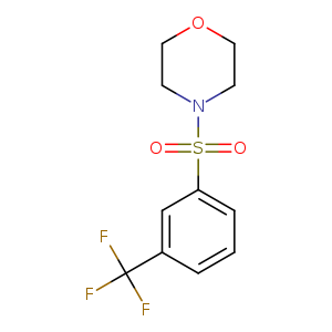 4-[3-(trifluoromethyl)benzenesulfonyl]morpholine