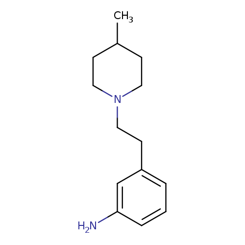 3-[2-(4-Methylpiperidin-1-yl)ethyl]aniline