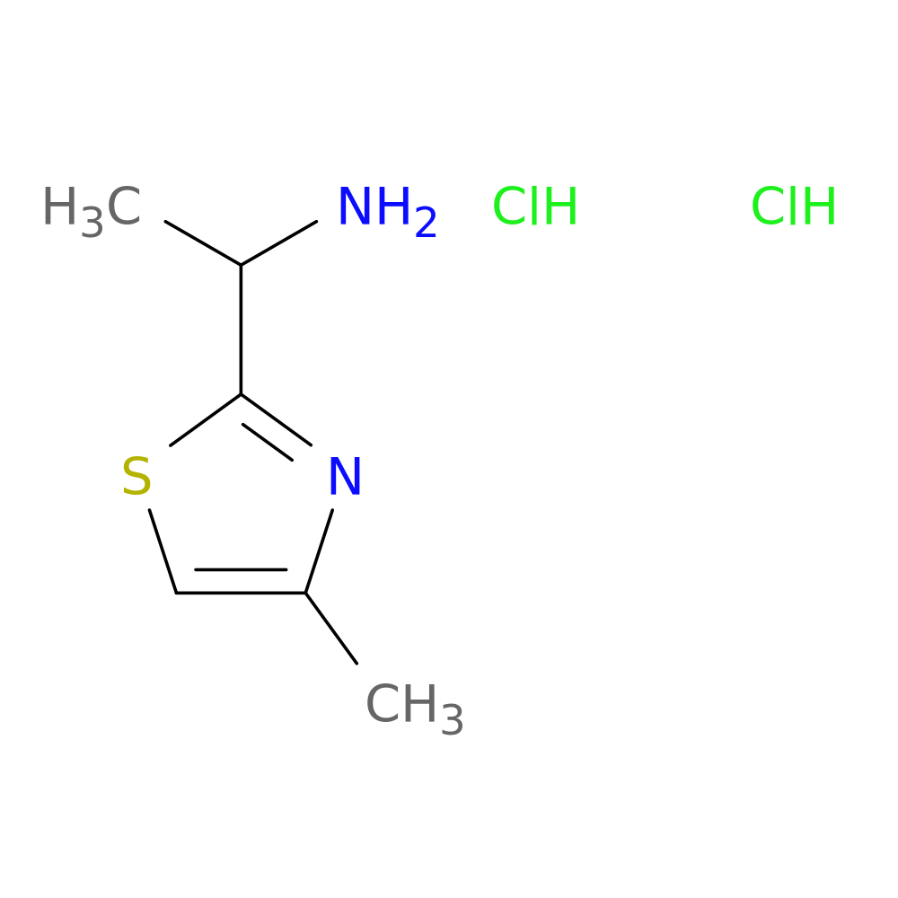 [1-(4-Methyl-1,3-thiazol-2-yl)ethyl]amine dihydrochloride