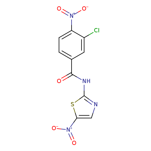 3-Chloro-4-nitro-N-(5-nitro-2-thiazolyl)-benzamide