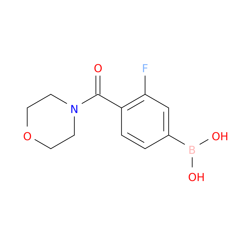 (3-Fluoro-4-(morpholine-4-carbonyl)phenyl)boronic acid