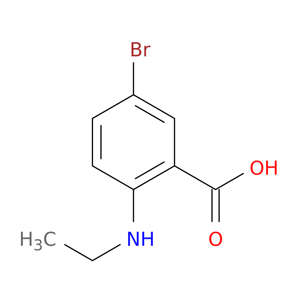 5-Bromo-2-(ethylamino)benzoic acid