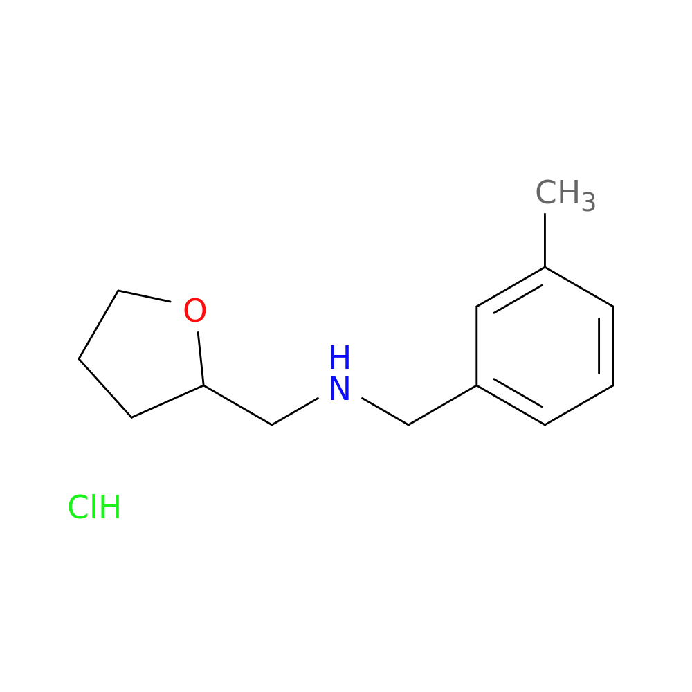 N-(3-Methylbenzyl)-1-(tetrahydrofuran-2-yl)methanamine hydrochloride