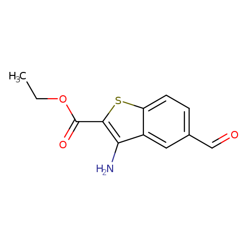 Ethyl 3-amino-5-formylbenzo[b]thiophene-2-carboxylate