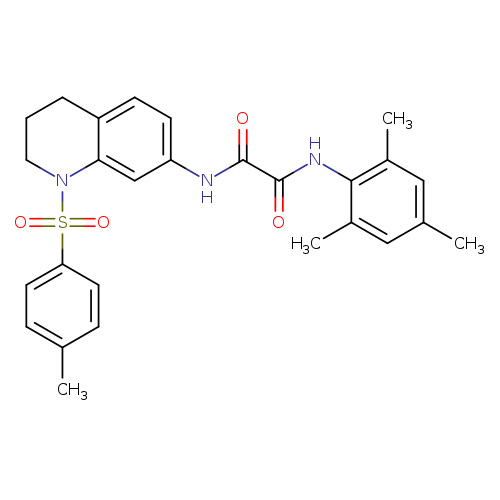 N-[1-(4-methylbenzenesulfonyl)-1,2,3,4-tetrahydroquinolin-7-yl]-N'-(2,4,6-trimethylphenyl)ethanediamide