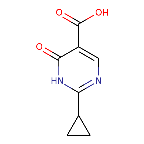 5-Pyrimidinecarboxylic acid, 2-cyclopropyl-1,6-dihydro-6-oxo-
