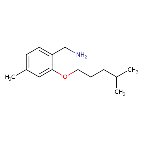 {4-methyl-2-[(4-methylpentyl)oxy]phenyl}methanamine