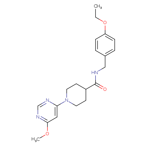 N-[(4-ethoxyphenyl)methyl]-1-(6-methoxypyrimidin-4-yl)piperidine-4-carboxamide