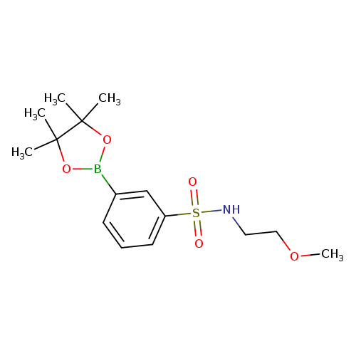 N-(2-Methoxyethyl)-3-(4,4,5,5-tetramethyl-1,3,2-dioxaborolan-2-yl)benzenesulfonamide