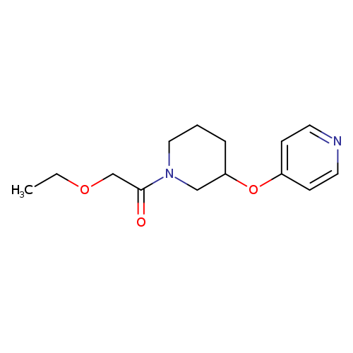 2-ethoxy-1-[3-(pyridin-4-yloxy)piperidin-1-yl]ethan-1-one
