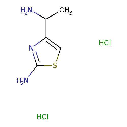 4-(1-aminoethyl)-1,3-thiazol-2-amine dihydrochloride