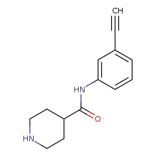 N-(3-ethynylphenyl)piperidine-4-carboxamide