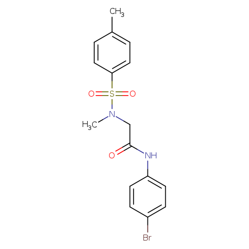 N-(4-bromophenyl)-2-(N-methyl4-methylbenzenesulfonamido)acetamide