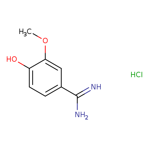 4-Hydroxy-3-methoxybenzimidamide hydrochloride